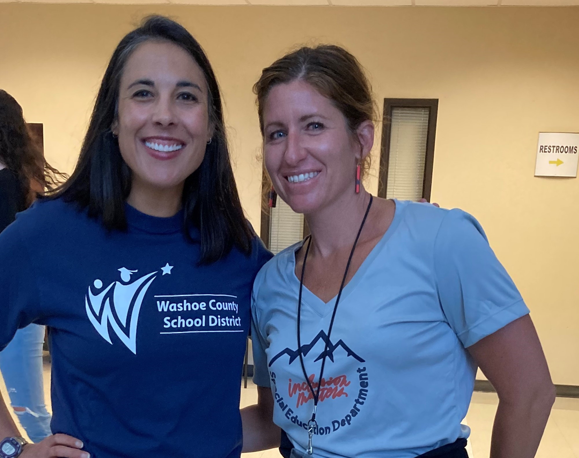  Katey Bender, Extended School Year Supervisor (right)  